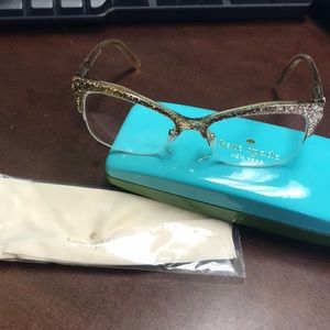 Kate Spade Lyssa RX glasses Glitter!